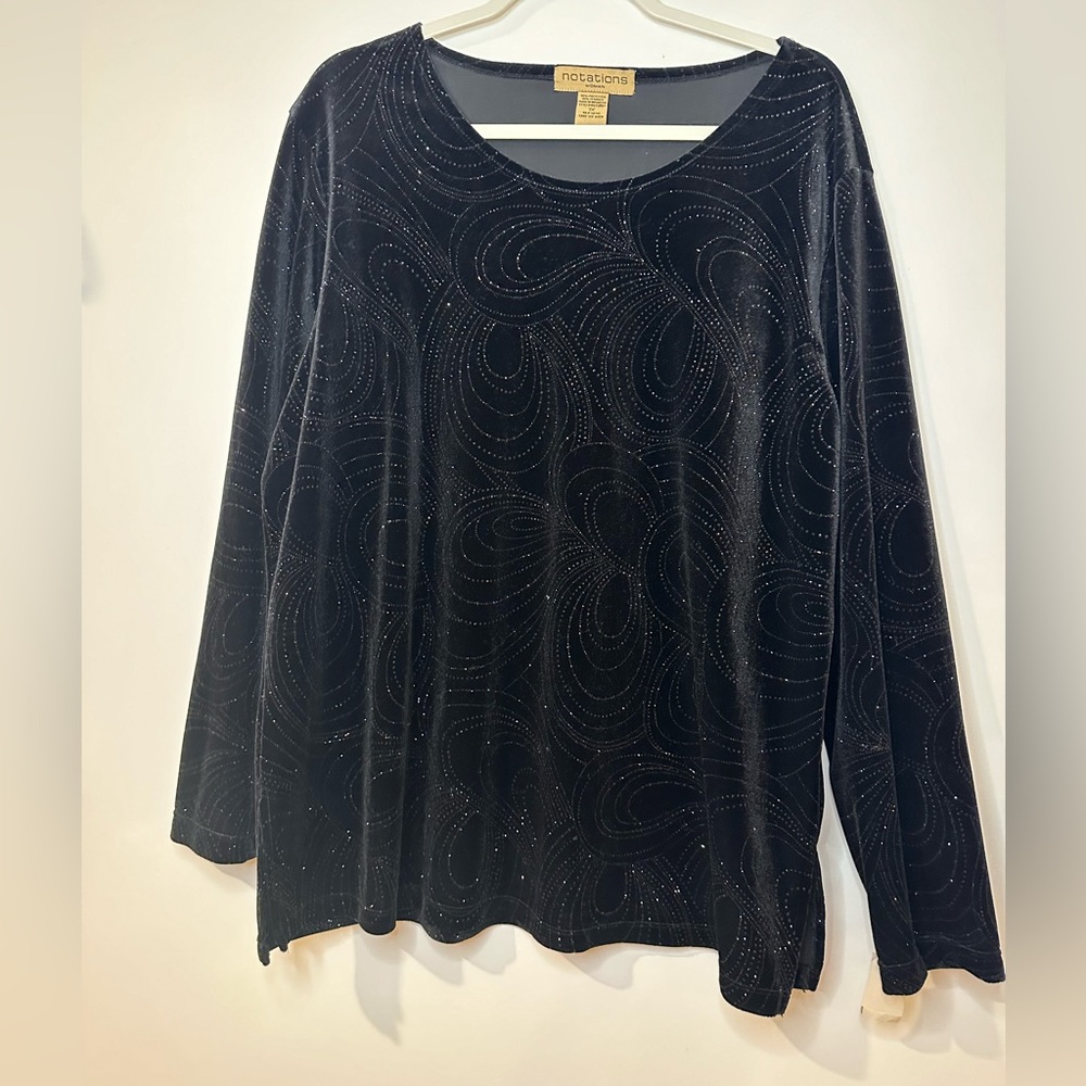 Vintage Mervyns Notations Woman - 1X